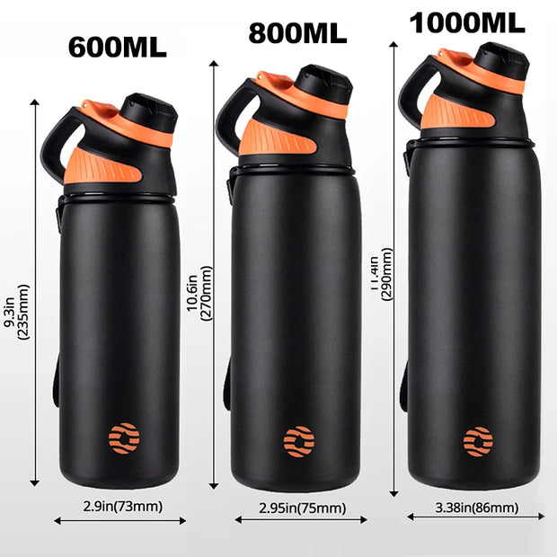 Thermos With Magnetic Lid Stainless Steel Water Bottle - Jella Jelly