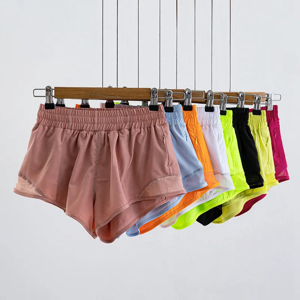 Women's Summer Shorts Training Pants Zipper Pocket Shorts - Jella Jelly
