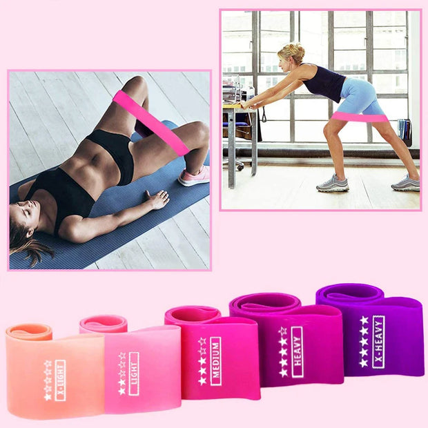 Portable and Foldable Resistance Band for Gym, Yoga, and Pilates Workouts | Jellajelly.com - Jella Jelly