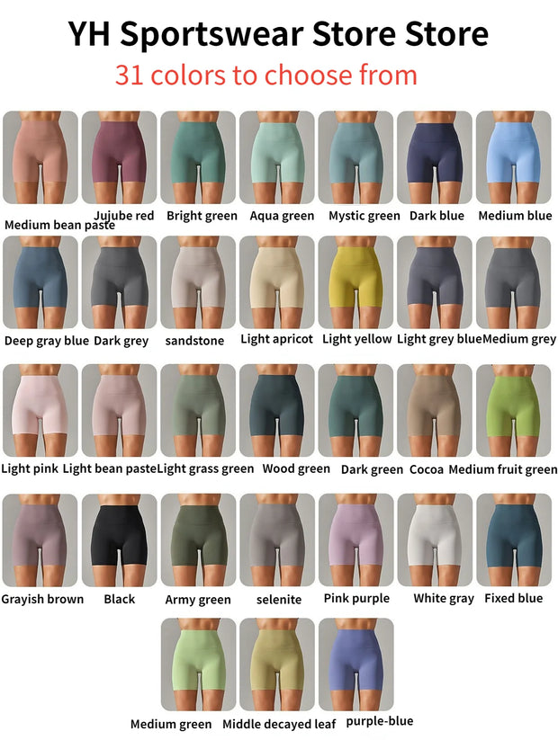 High-Quality Women's Sports Shorts: Squat-Proof, High Waist, Butter Soft Yoga Legging Shorts for Cycling, Athletic Gym Workouts - Jella Jelly