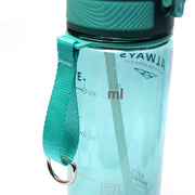 800ml Sports Water Bottle with straw For Camping Hiking Outdoor Plastic Transparent BPA Free Bottle For men Drinkware - Jella Jelly
