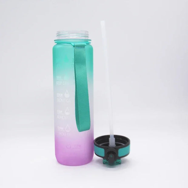 1 Liter Water Bottle Motivational Sport Water Bottle Leakproof Bottles Drinking Outdoor Travel Gym Fitness Jugs For Kitchen Cups - Jella Jelly