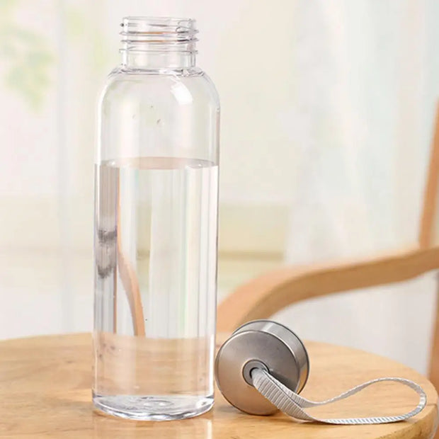 Plastic Water Bottle Transparent Portable - Jella Jelly