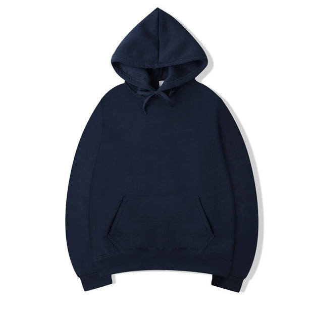 Unisex Solid Color Hoodies: Versatile Spring/Autumn Pullovers for Casual Comfort - Jella Jelly
