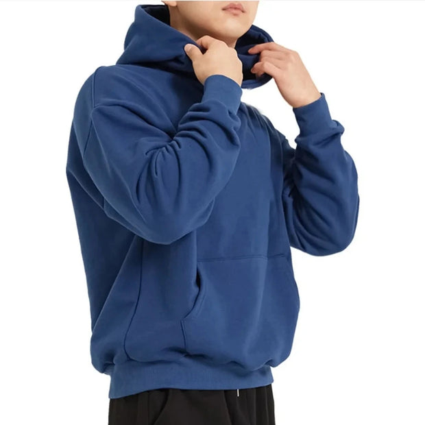 Premium Men's Cotton Hoodie: Autumn/Winter Casual Sweatshirt - Jella Jelly
