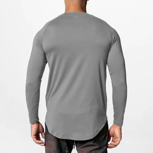 Elastic Long Sleeve Quick Dry T-Shirt: Hip Hop Fitness Top - Jella Jelly