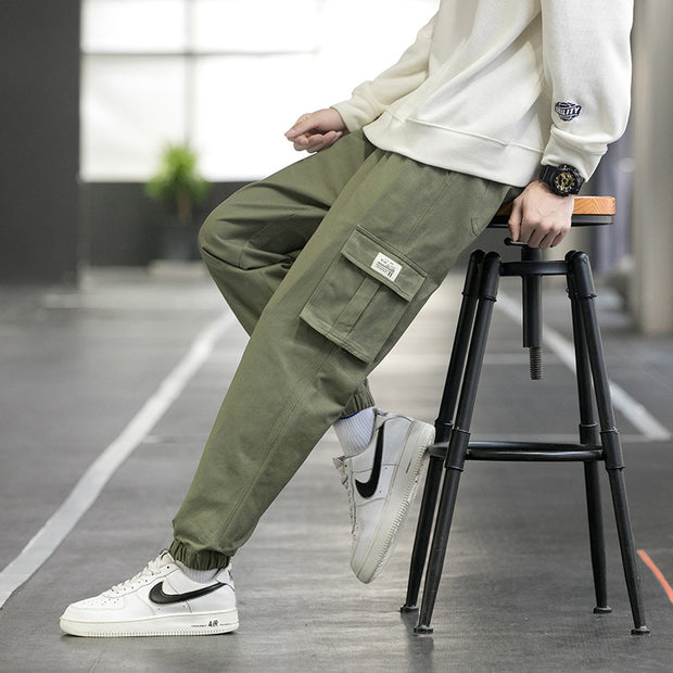 Cargo Pants Men Streetwear Joggers Casual Sweatpants Techwear Army Trousers - Jella Jelly