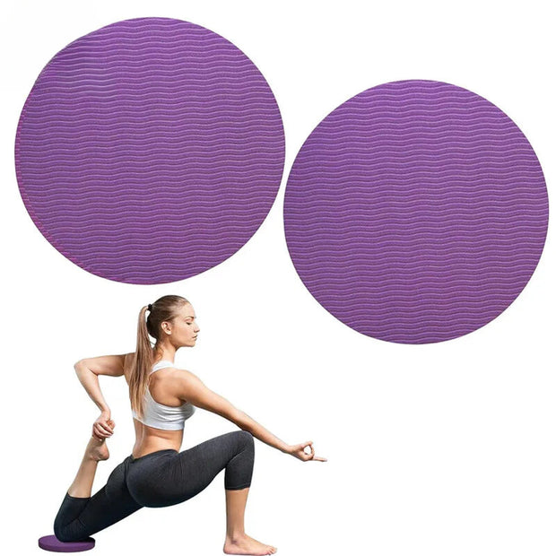 Portable Round Knee Pad: Non-Slip Support for Yoga and Fitness - Jella Jelly