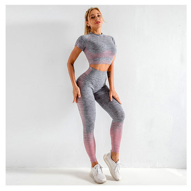 Elastic fitness sports yoga clothes - Jella Jelly