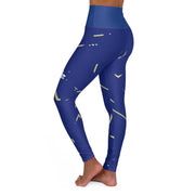 Fitness High Waisted Yoga Leggings (AOP) - Jella Jelly