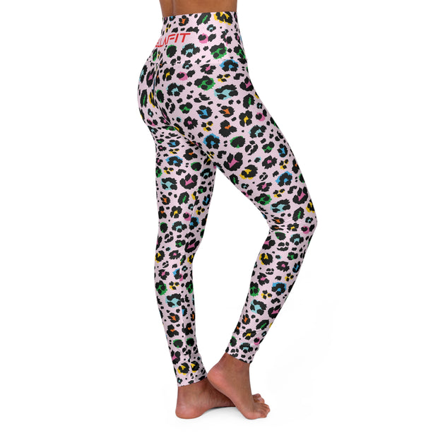 Pink Cheetah Yoga Leggings - Jella Jelly