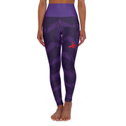 Fitness High Waisted Yoga Leggings (AOP) - Jella Jelly