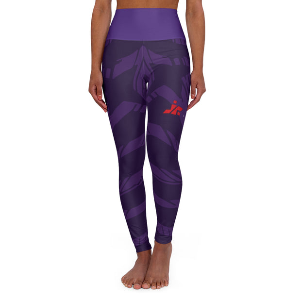 Fitness High Waisted Yoga Leggings (AOP) - Jella Jelly