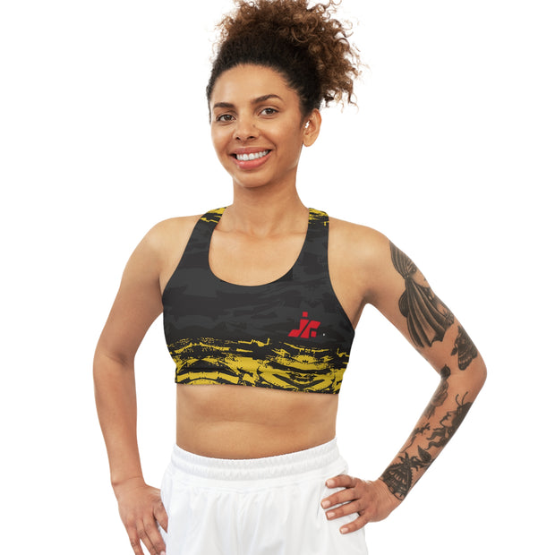 Yoga Seamless Sports Bra (AOP) - Jella Jelly