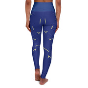 Fitness High Waisted Yoga Leggings (AOP) - Jella Jelly