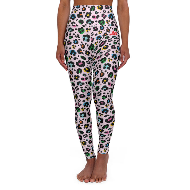 Pink Cheetah Yoga Leggings - Jella Jelly