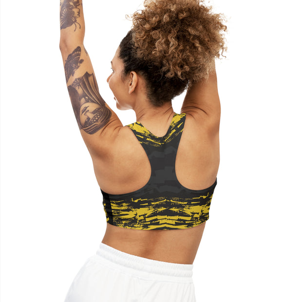 Yoga Seamless Sports Bra (AOP) - Jella Jelly