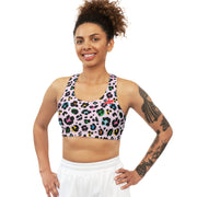 Pink Cheetah Sports Bra - Jella Jelly