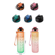 1 Liter Water Bottle Motivational Sport Water Bottle Leakproof Bottles Drinking Outdoor Travel Gym Fitness Jugs For Kitchen Cups - Jella Jelly