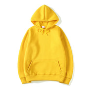 Unisex Solid Color Hoodies: Versatile Spring/Autumn Pullovers for Casual Comfort - Jella Jelly