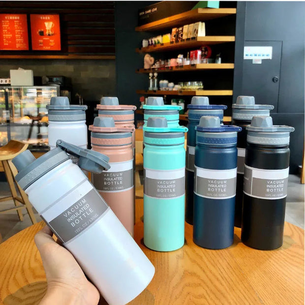 750ML Stainless Steel Thermos Water Bottle - Jella Jelly