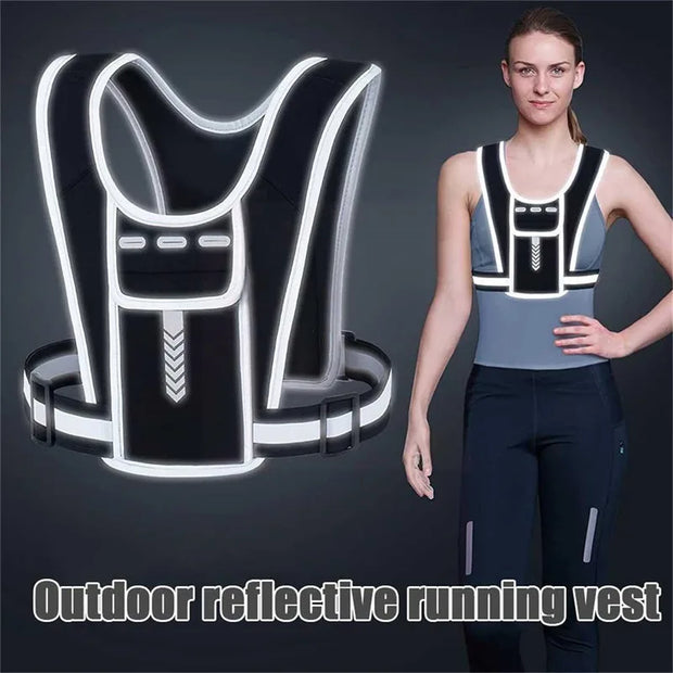 Sports Fitness Vest with Water Bottle Holder & Reflective Breathable Chest Bag | Jellajelly.com - Jella Jelly