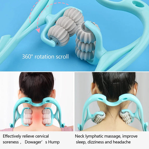 Handheld Neck Roller Massager | Jellajelly.com - Jella Jelly