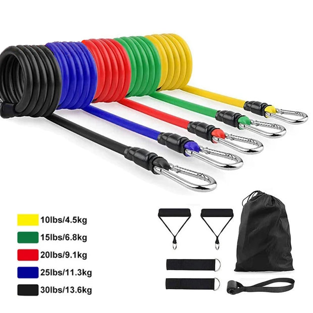 1pc Resistance Exercise Band Set for Home Workouts | Jellajelly.com - Jella Jelly