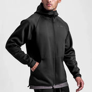 Men's Gym Hoodies: Casual Sweatshirts for Fitness, featuring a Hooded Zipper Jacket Design - Jella Jelly