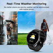 Full Touch Smart Watch: Sporty, Waterproof, Bluetooth - 2024 Edition - Jella Jelly