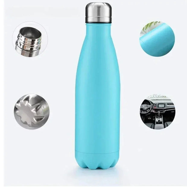 Double Wall Stainless Steel Water Bottle Thermos - Jella Jelly