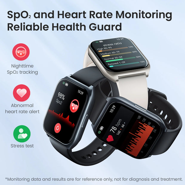 LS02 Pro Smartwatch: Advanced Fitness Tracking with 1.85'' HD Display and SpO2 Heart Rate Monitor - Jella Jelly