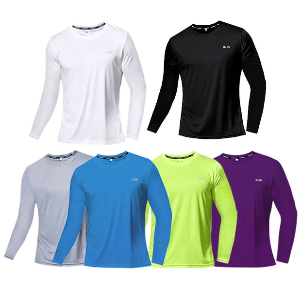 Men's Quick Dry Long Sleeve Gym - Jella Jelly