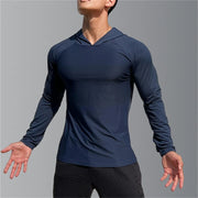 Men's Fitness Running Hoodies: Gym Joggers with Hood, Ideal for Outdoor Sports & Athletic Training - Jella Jelly