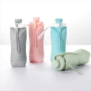 Foldable Silicone Water Bottle Leakproof, Portable, Ideal for Travel, Sports - Jella Jelly