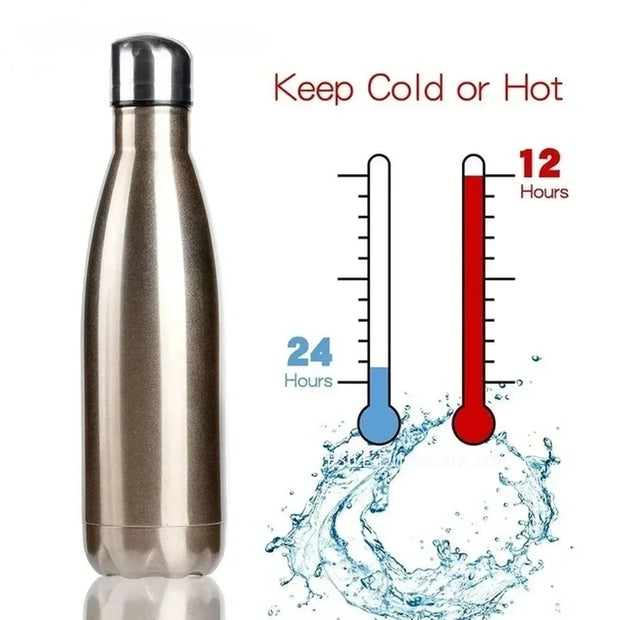 Double Wall Stainless Steel Water Bottle Thermos - Jella Jelly