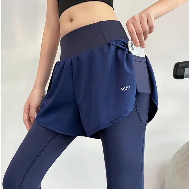 Ultimate Performance: High-Waist Fitness Shorts with Pockets - Jella Jelly